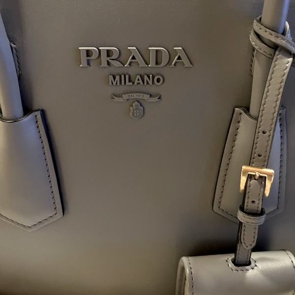 Prada Monochrome Slate Grey Bag - Picture 2 of 16